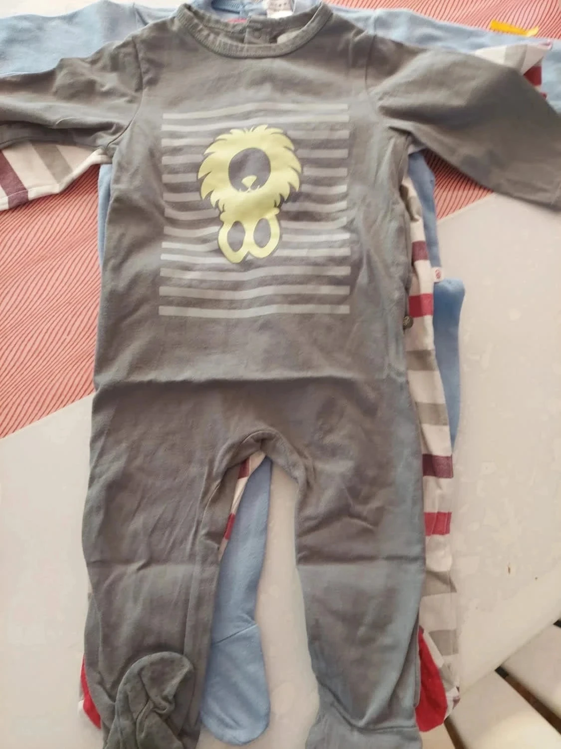 Lot of 7 cotton pajamas 18 months – photo 8
